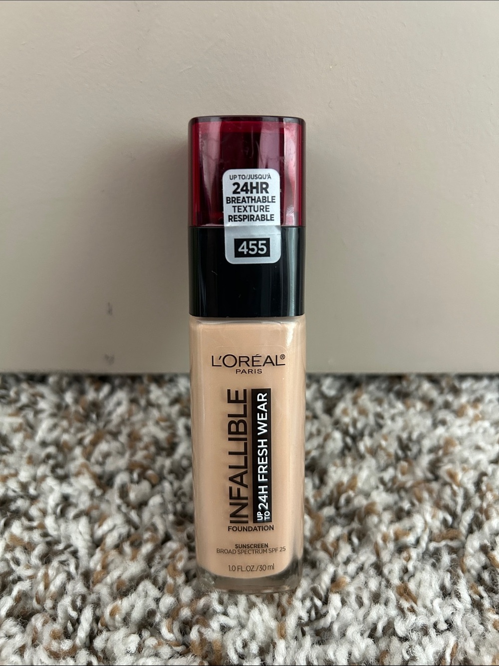 L'Oréal Infallible Fresh Wear Foundation - Shade 455 NATURAL BUFF.